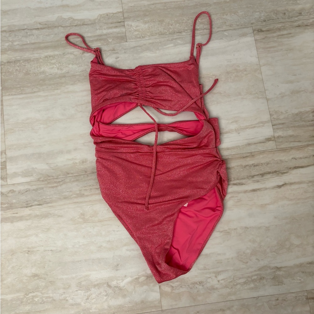 L*Space Pink One Piece Swimsuit